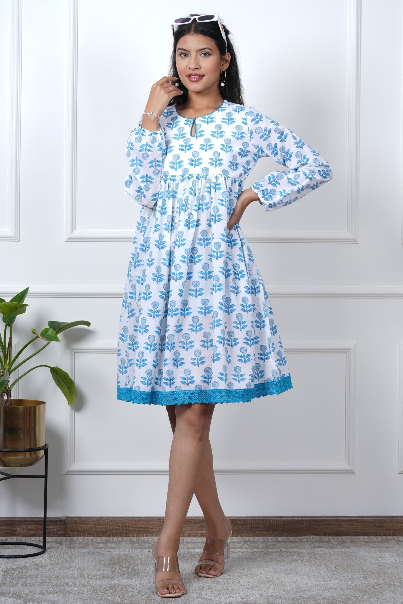 Poppy Passion Hand Block Printed Dress