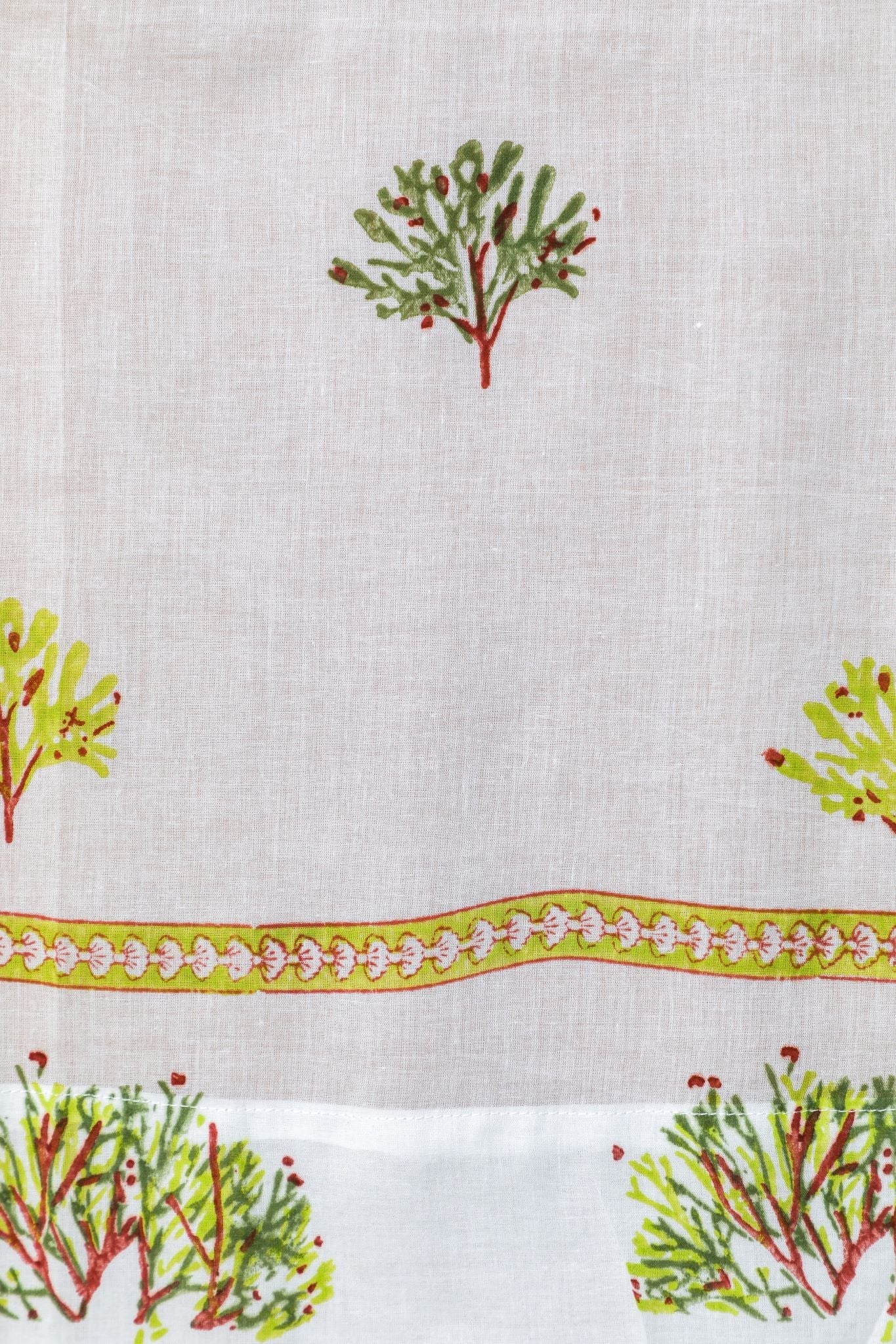 SootiSyahi 'Envy Zinnia' Cotton Window Curtain - SootiSyahi