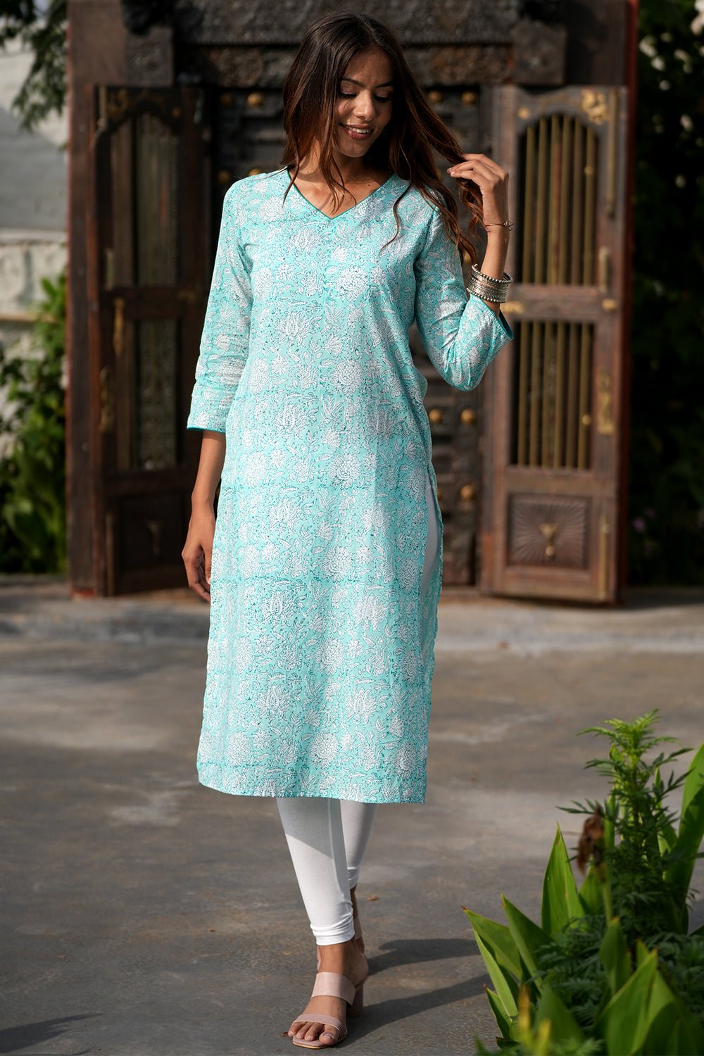 cotton dress kurti Buy Multi Colour Cotton Silk Printed Traditional Wear Readymade Kurti With Plazzo Online From Surat Wholesale Shop
